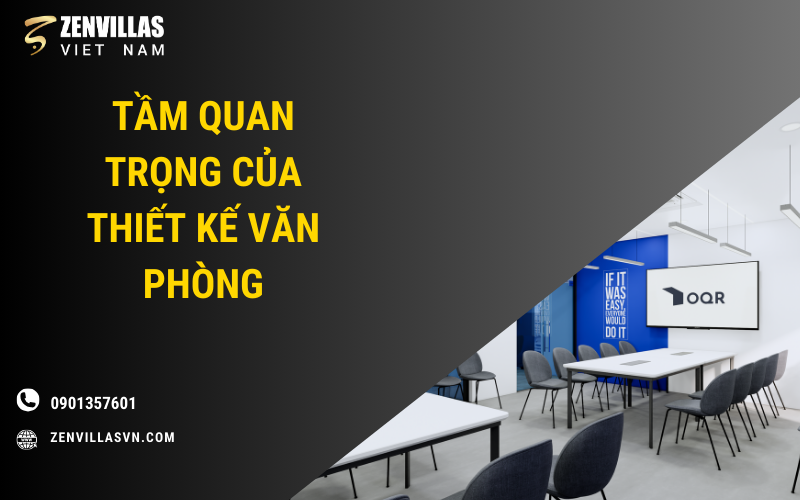 Hình 2: Tầm quan trọng của thiết kế văn phòng