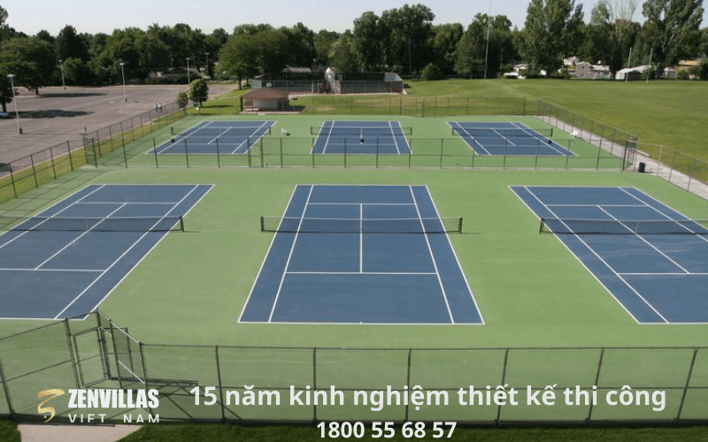 Hình 2: Dịch vụ thiết kế sân pickleball của ZENVILLAS