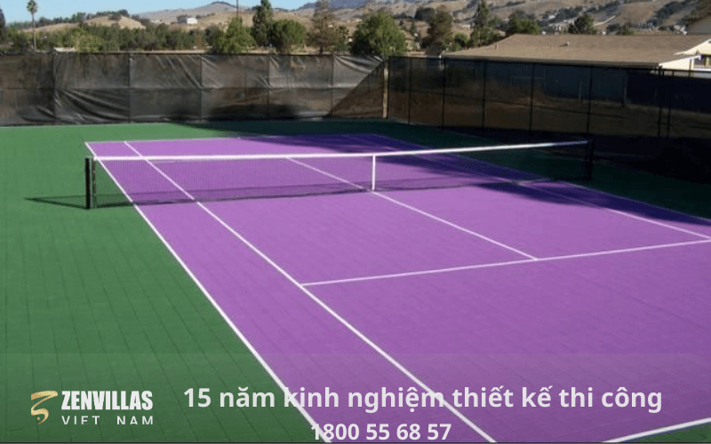 Hình 5: Quy trình thiết kế thi công sân pickleball
