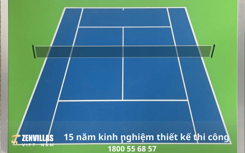 Hình 2_ thiết kế thi công sân pickleball