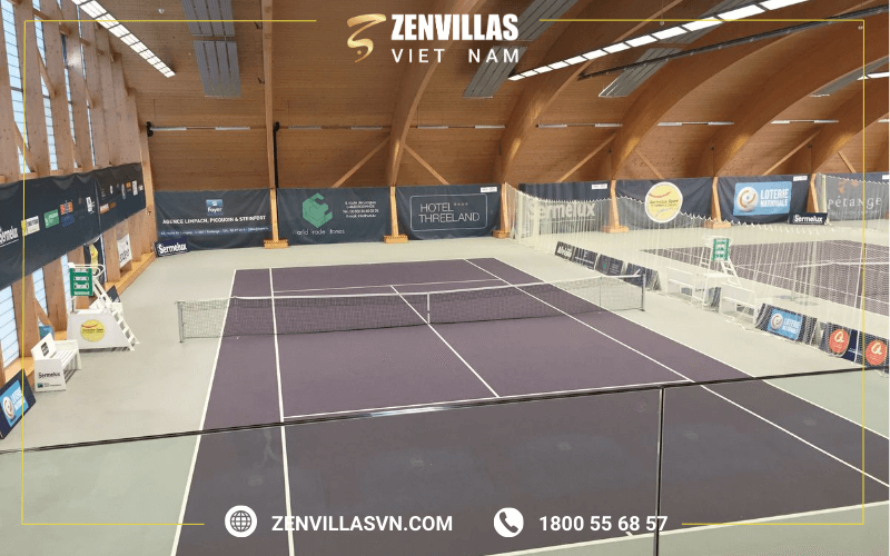 Các mẫu thiết kế thi công sân pickleball