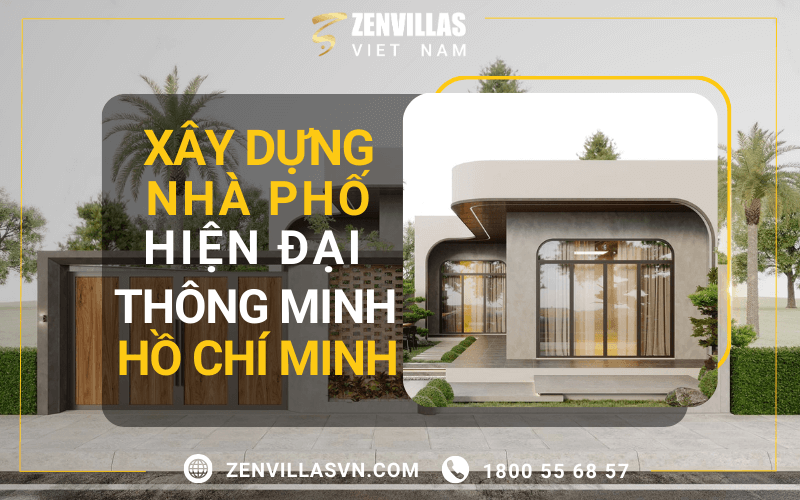 Dịch vụ xây dựng nhà phố hiện đại thông minh Hồ Chí Minh
