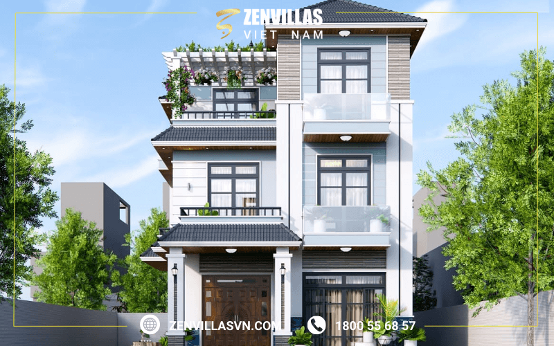 Thi Công Nhà Phố 3 Tầng Đẹp Hiện Đại Hóc Môn